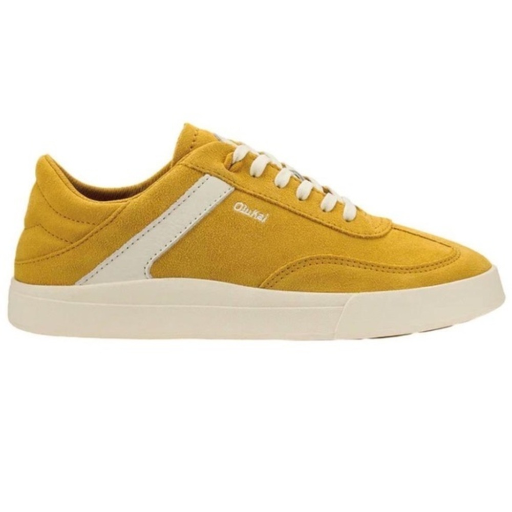OLUKAI Ha‘upu Sneakers in Mustard/off white - Picture 1 of 10
